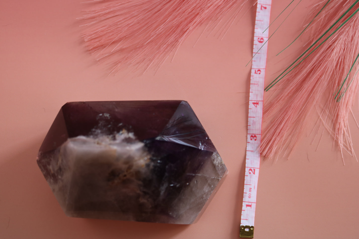 AMETHYST SMOKY QUARTZ XL CHONK