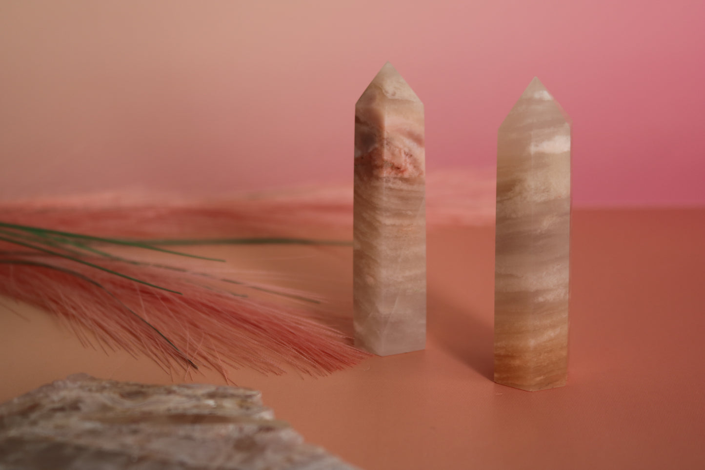 STRAWBERRY CALCITE BRISK SUNSET TOWER