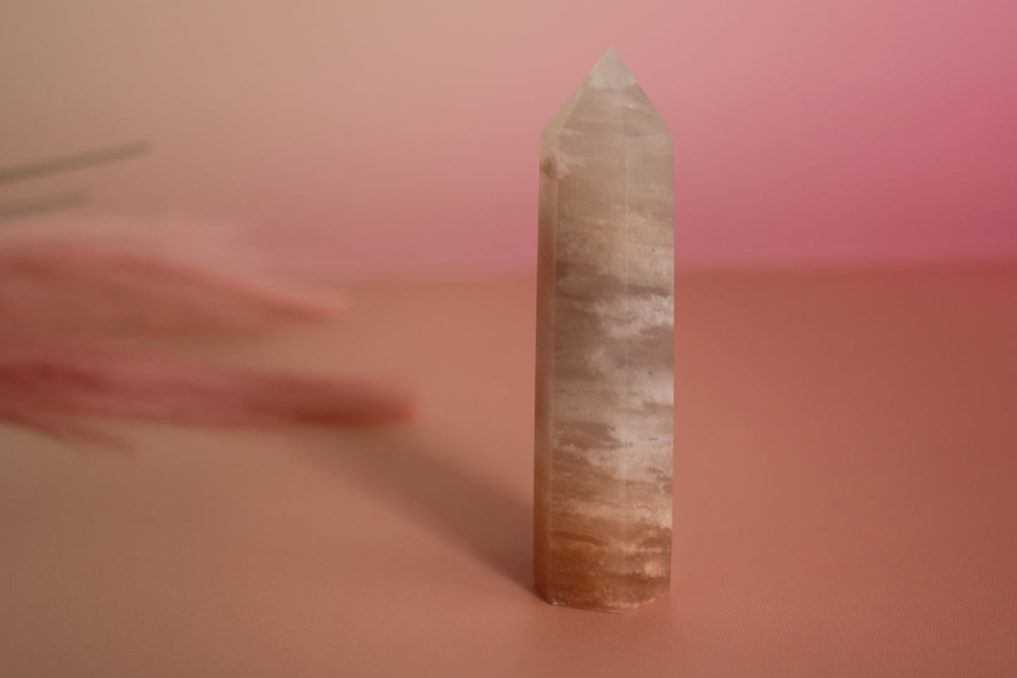 STRAWBERRY CALCITE BRISK SUNSET TOWER