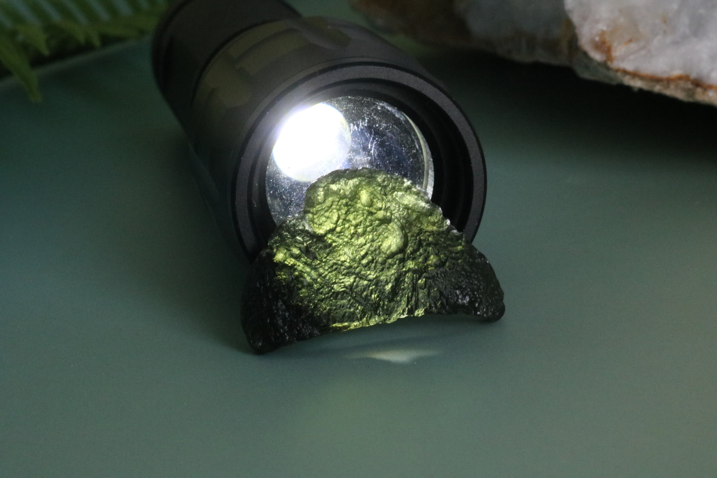 MOLDAVITE MOON