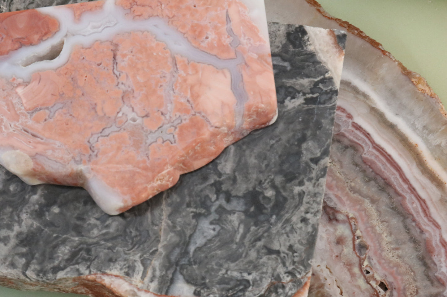 CRAZY LACE AGATE DRUZY SLAB
