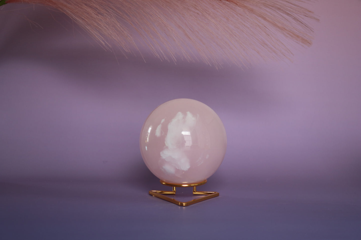 PINK MANGANO CALCITE LARGE SPHERE