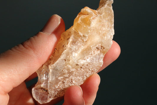 Selenite, natural, raw selenite mined in Utah