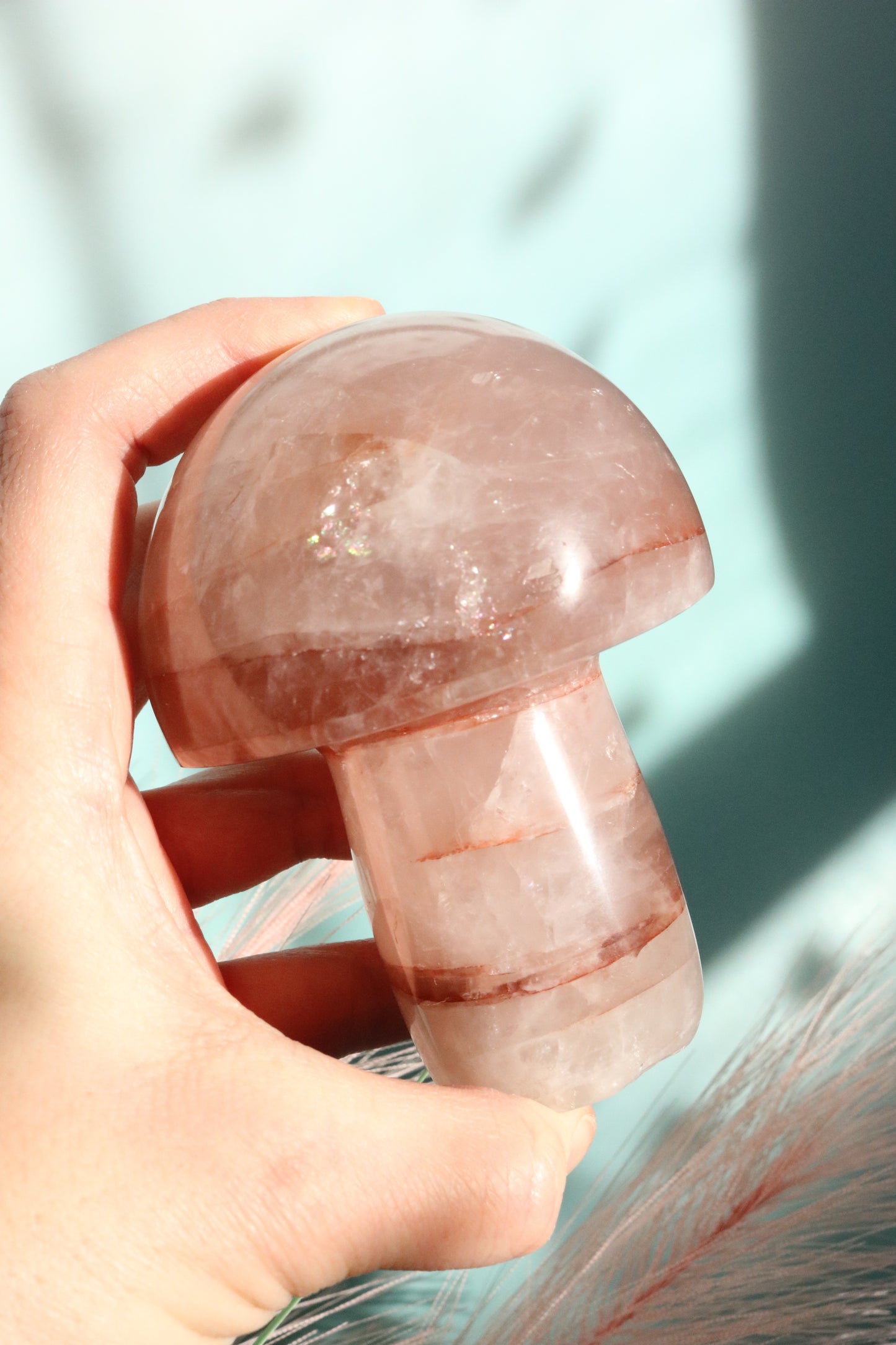 HEMATOID QUARTZ MUSHROOM
