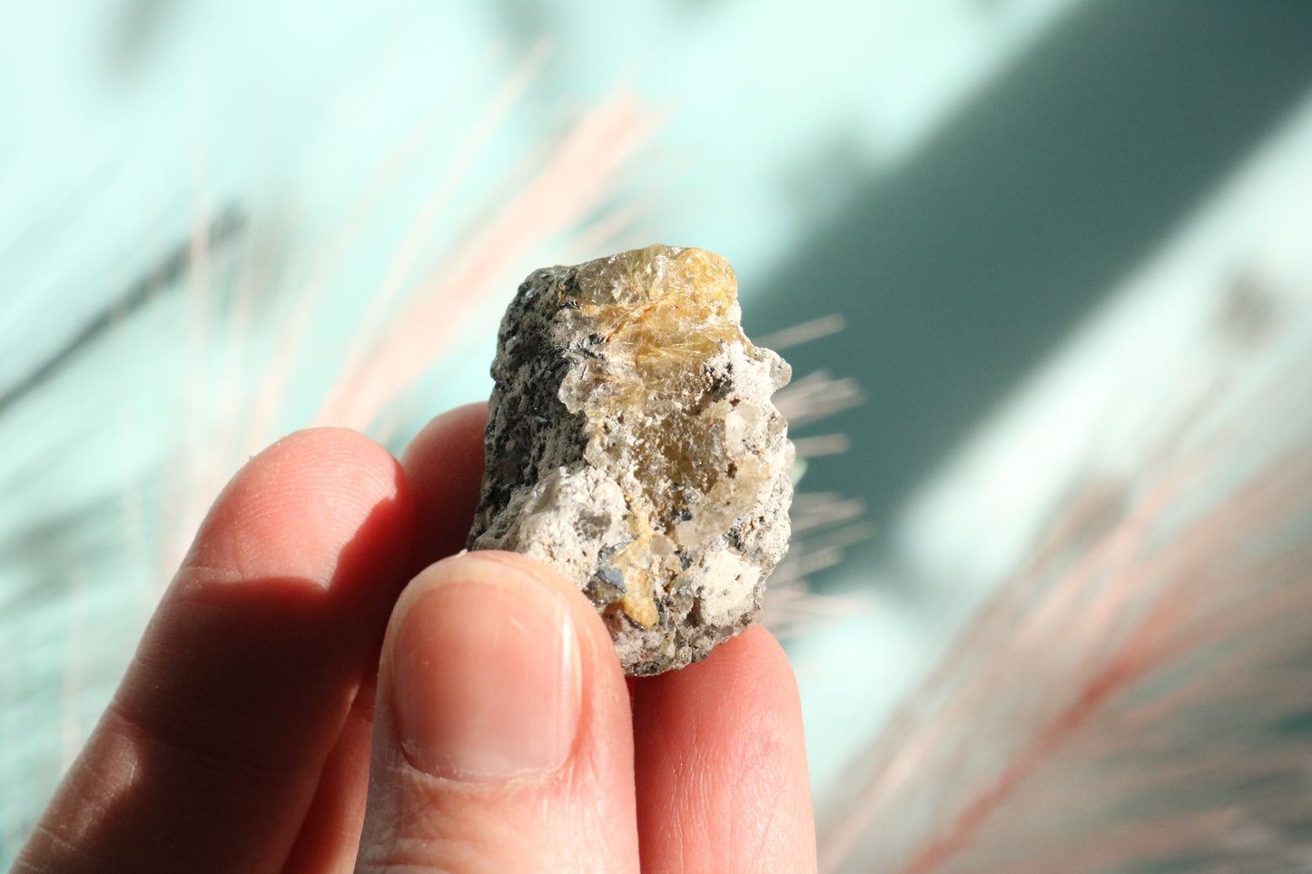 Rutile Quartz from Utah raw piece