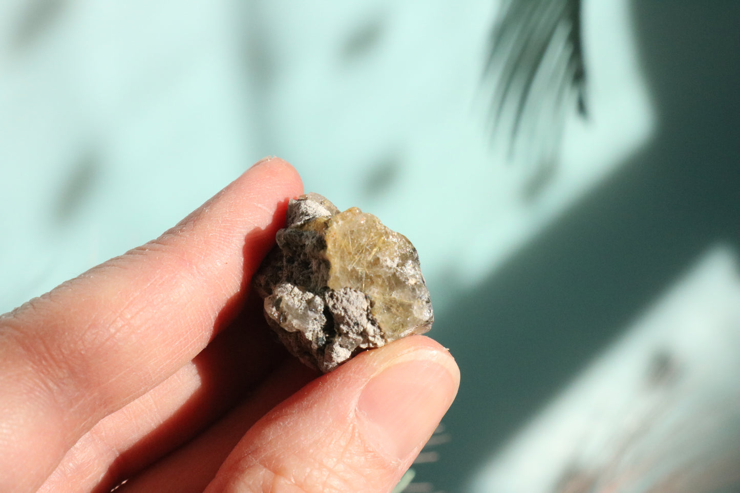 Rutile Quartz from Utah raw piece