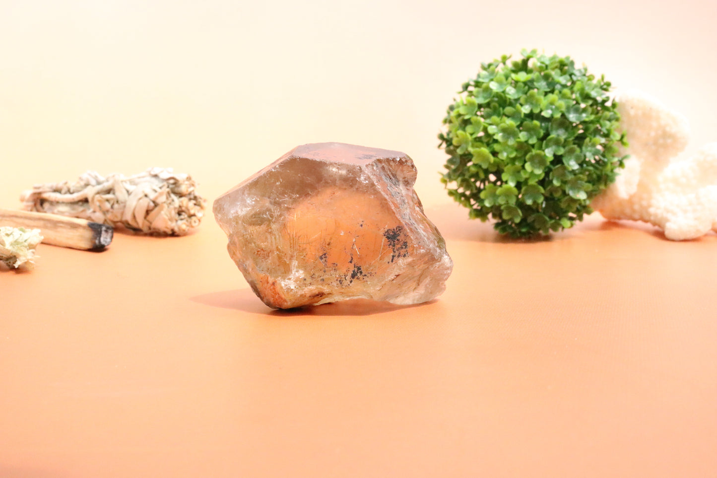 Rutile in Citrine Grade A Specimen