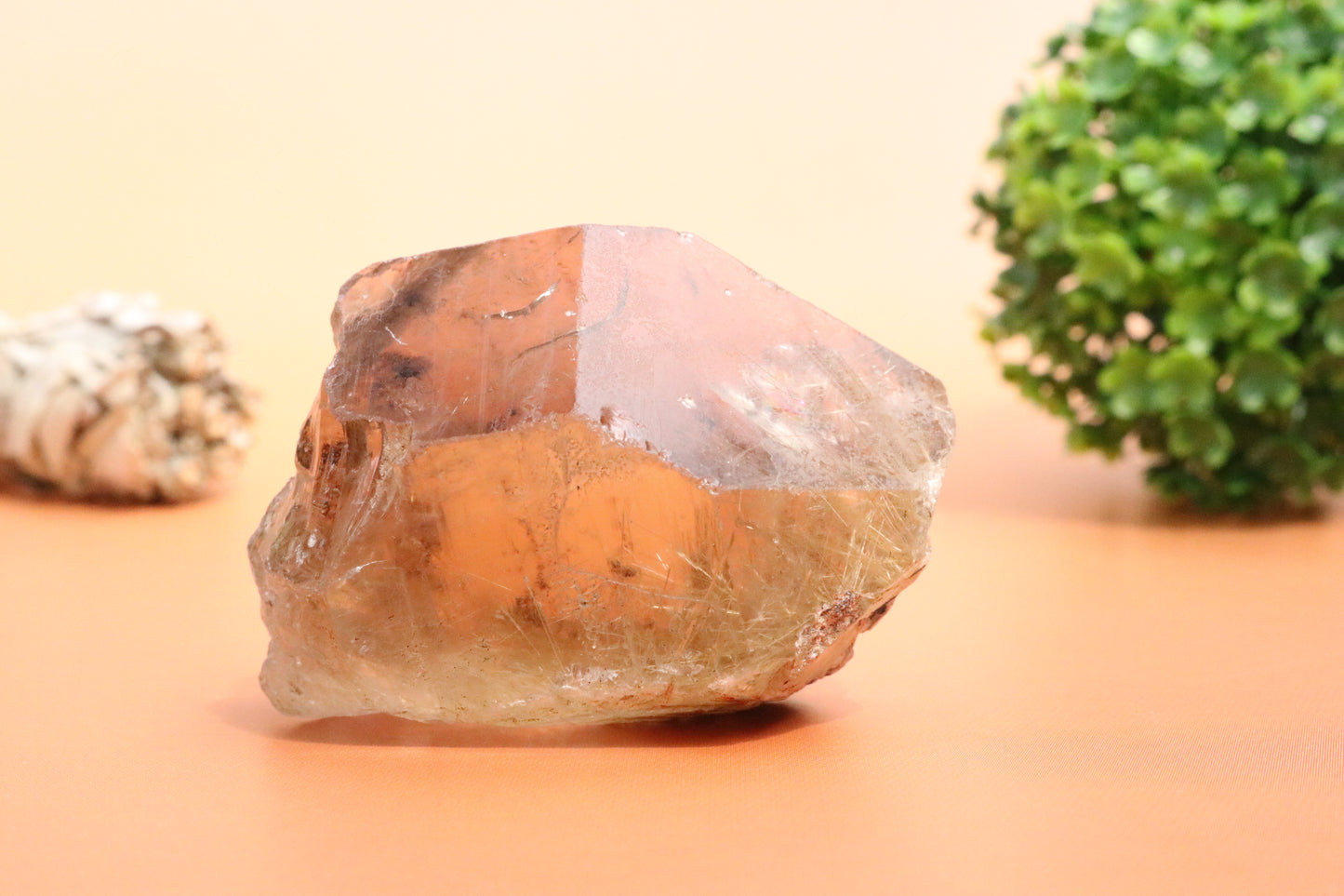 Rutile in Citrine Grade A Specimen