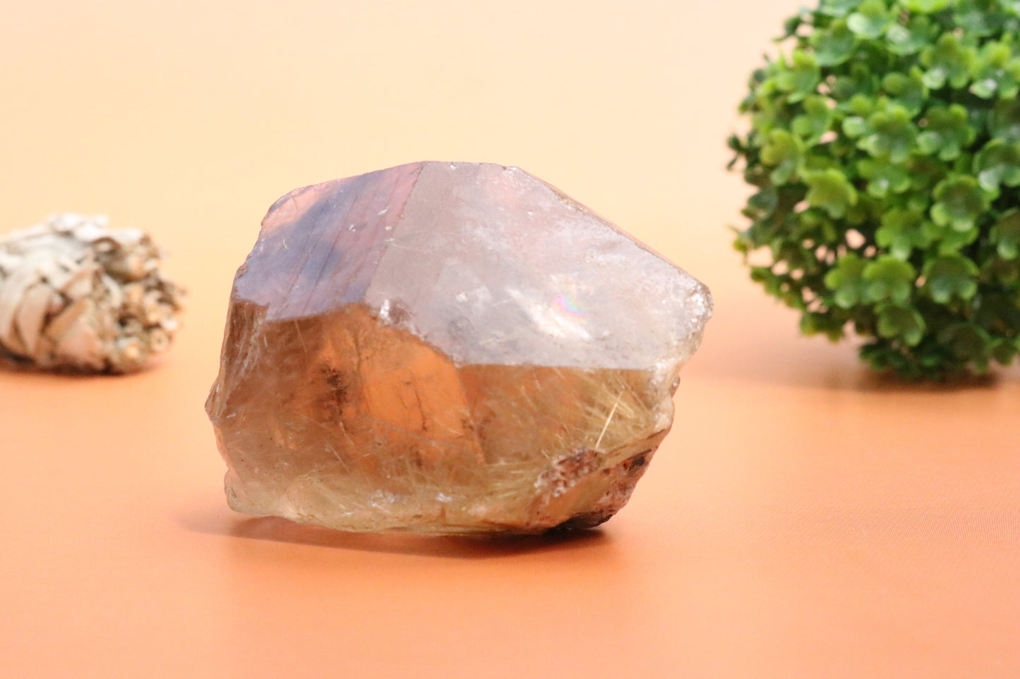 Rutile in Citrine Grade A Specimen