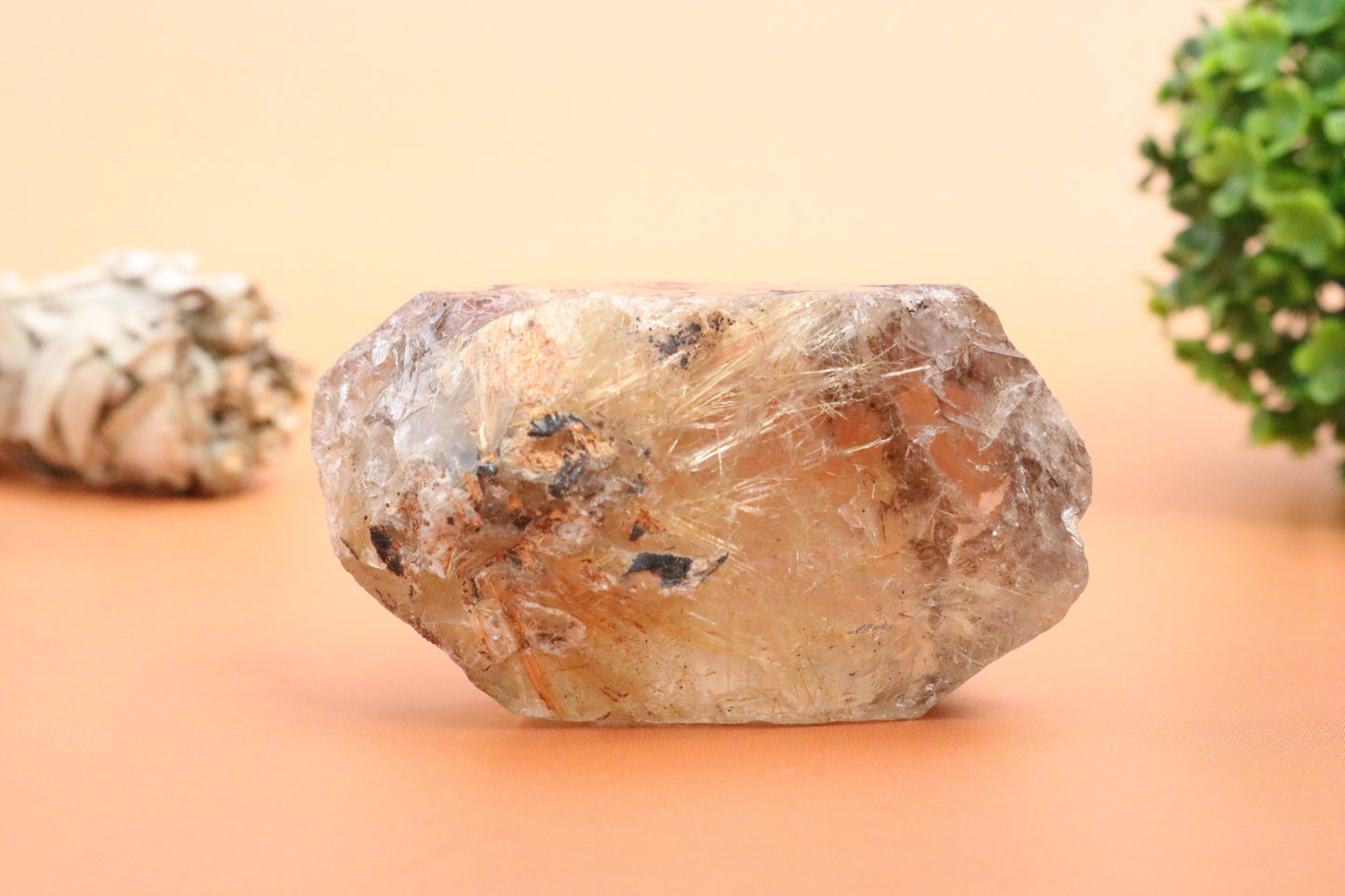 Rutile in Citrine Grade A Specimen