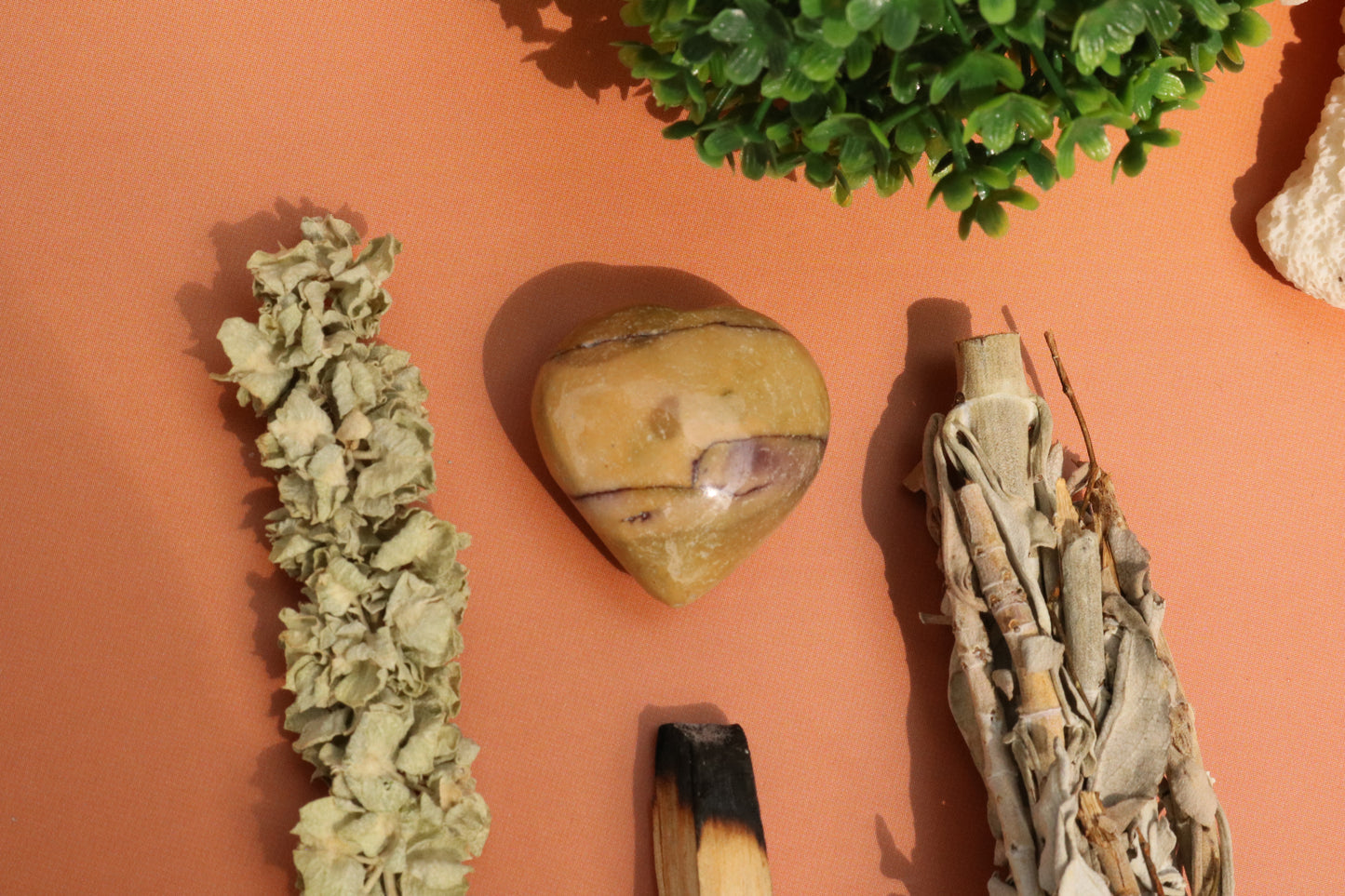 Mookaite Jasper mini heart