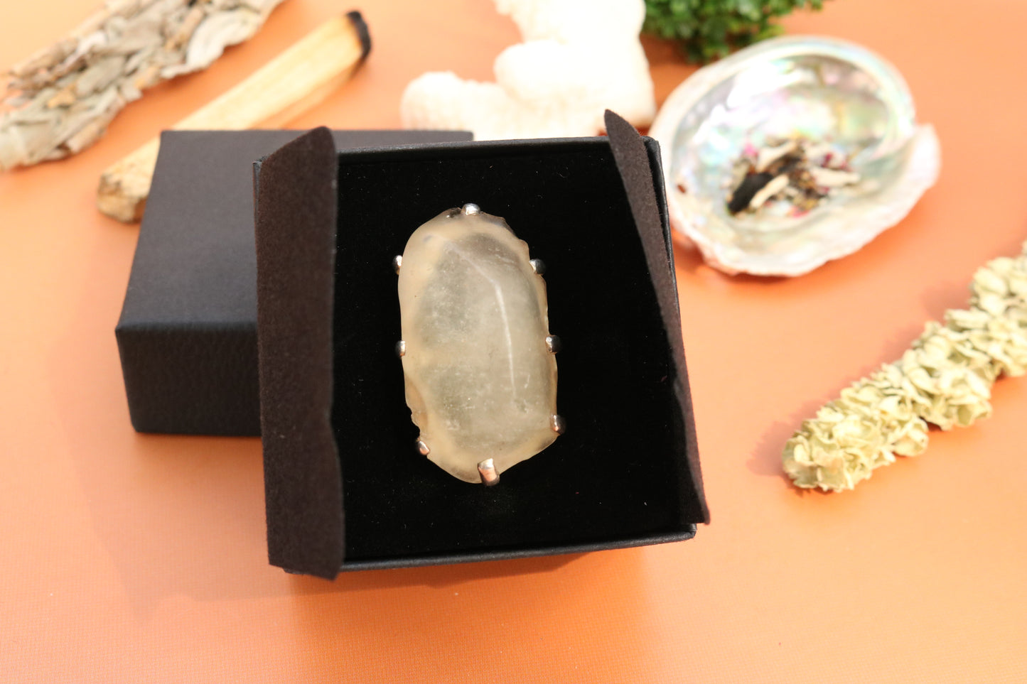 Libyan Desert Glass Ring