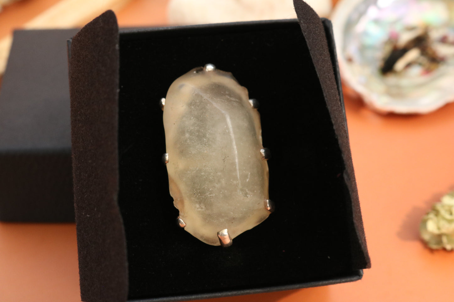 Libyan Desert Glass Ring