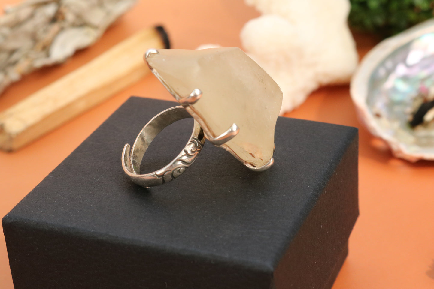 Libyan Desert Glass Ring