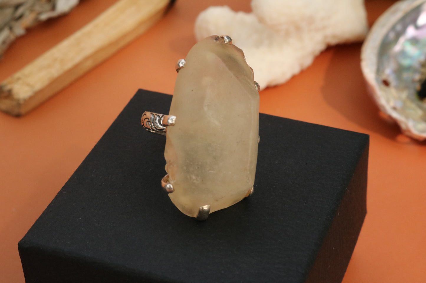 Libyan Desert Glass Ring