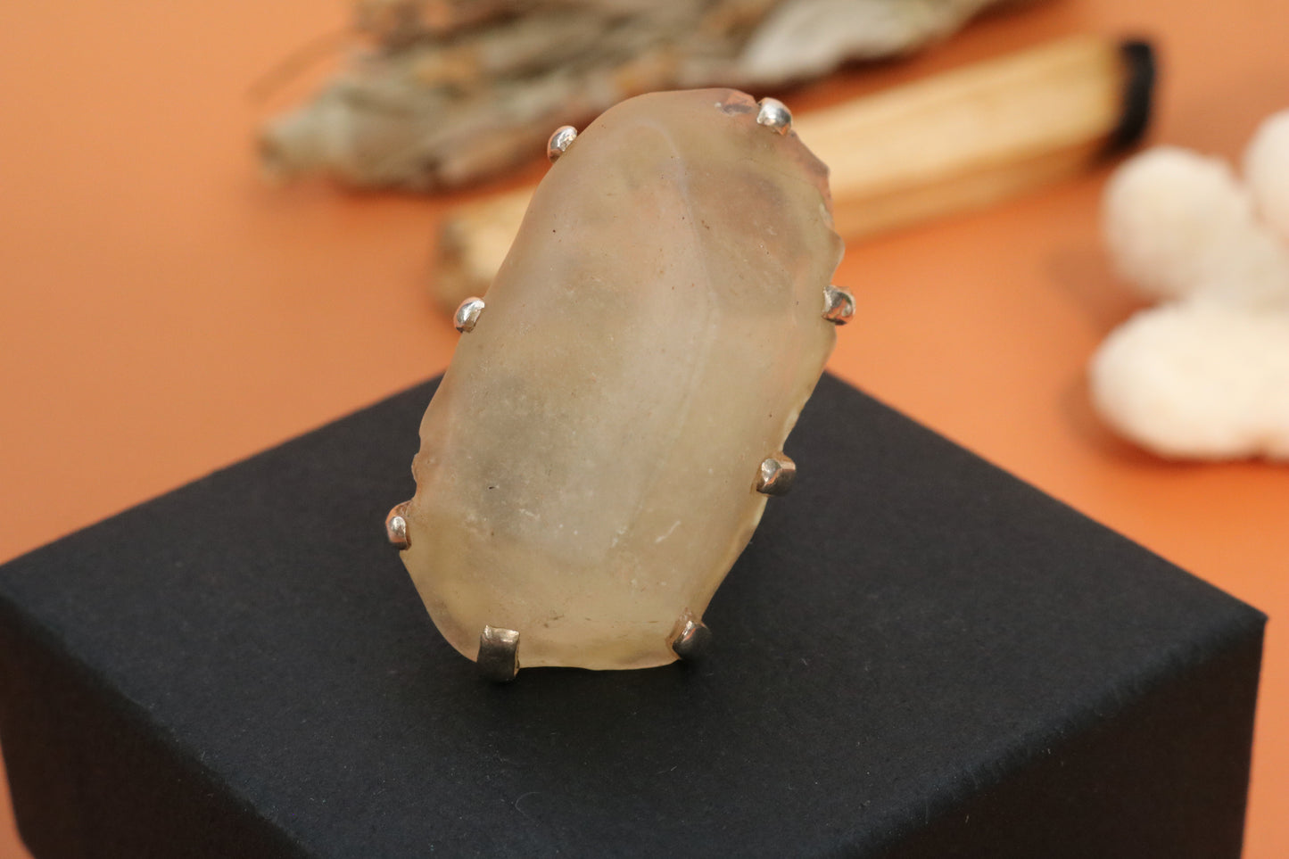 Libyan Desert Glass Ring