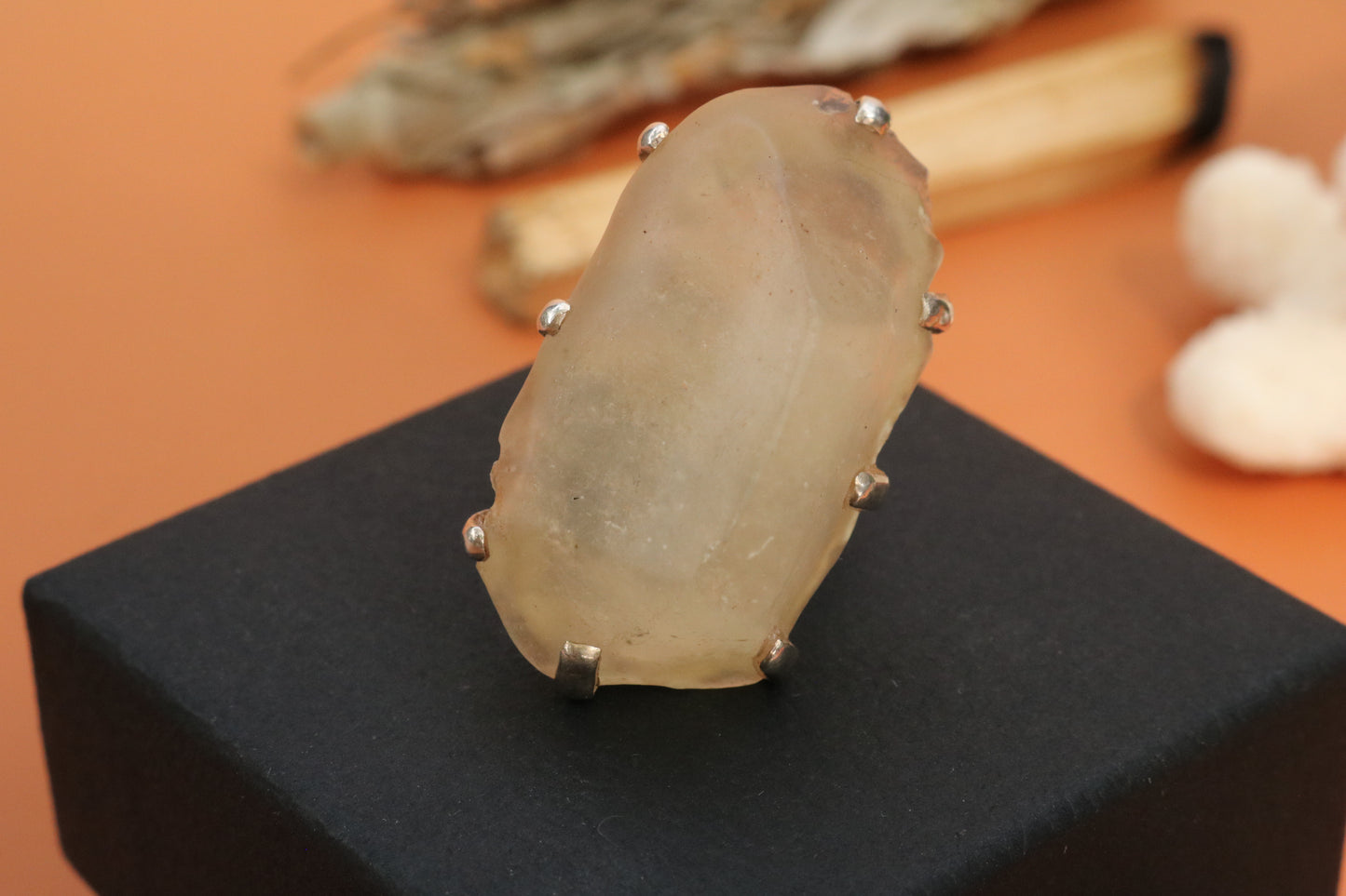 Libyan Desert Glass Ring