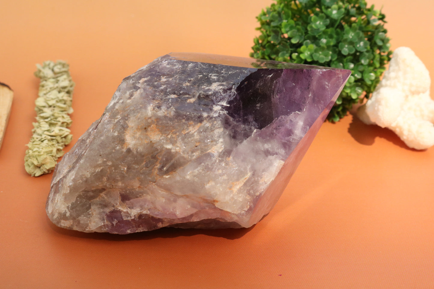 large amethyst point scepter