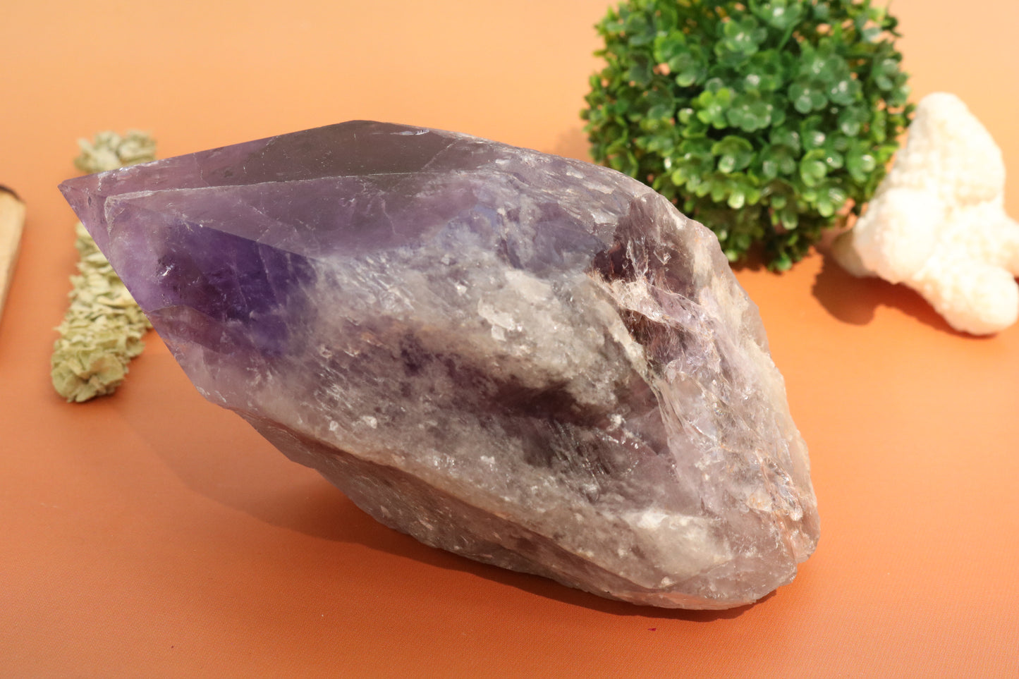 large amethyst point scepter
