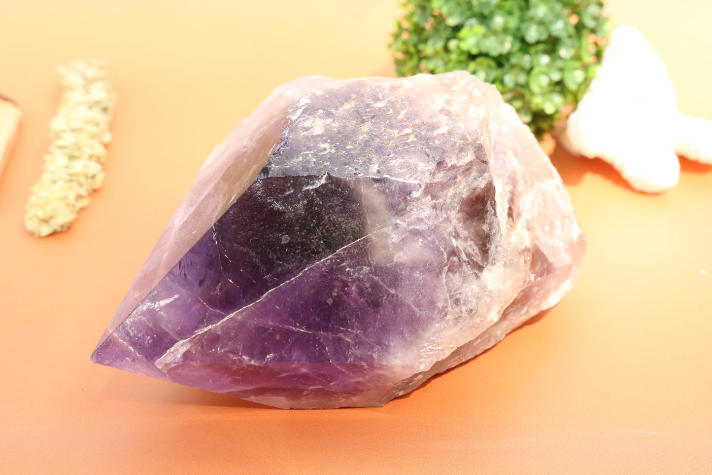 large amethyst point scepter