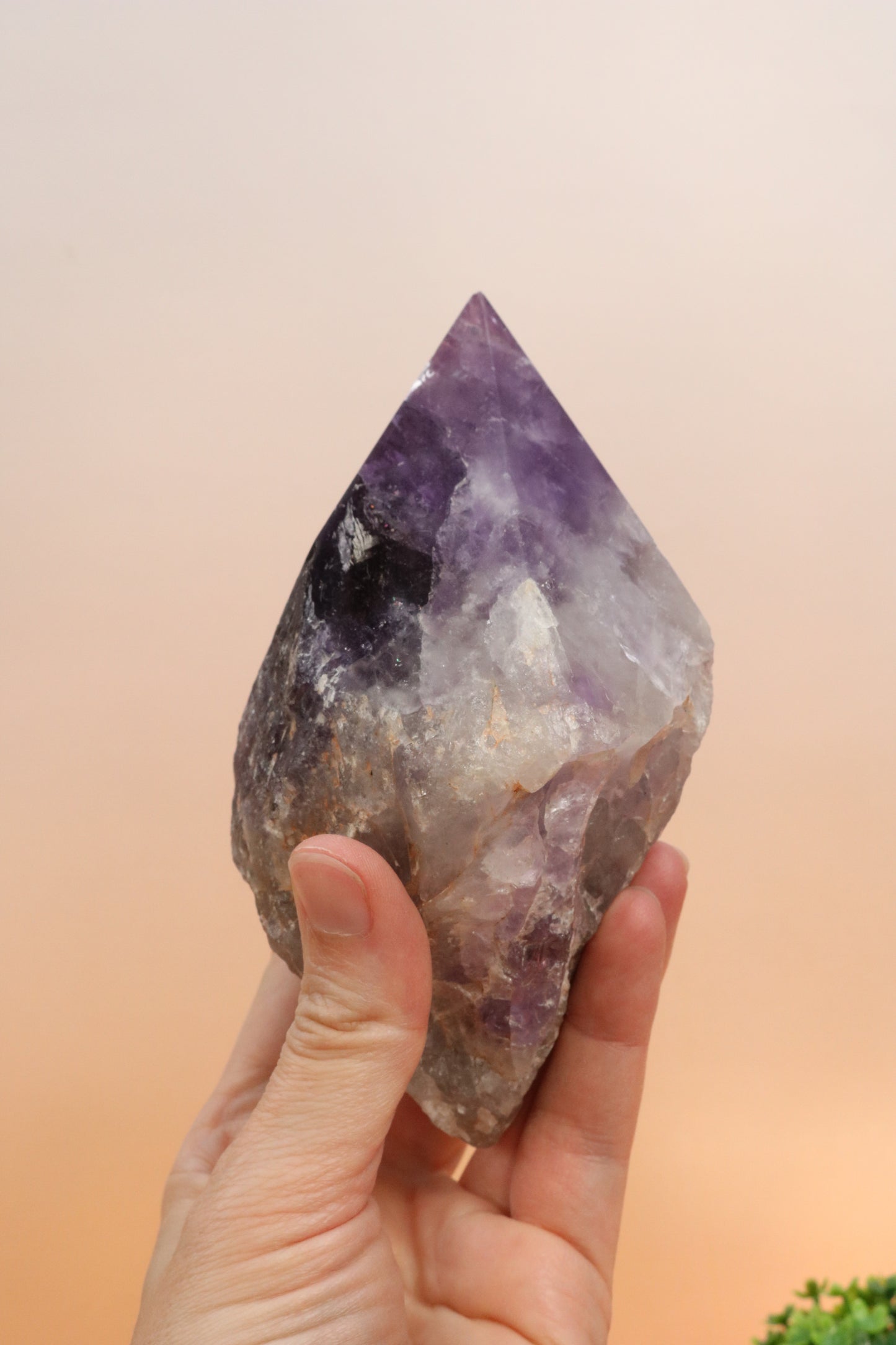 large amethyst point scepter