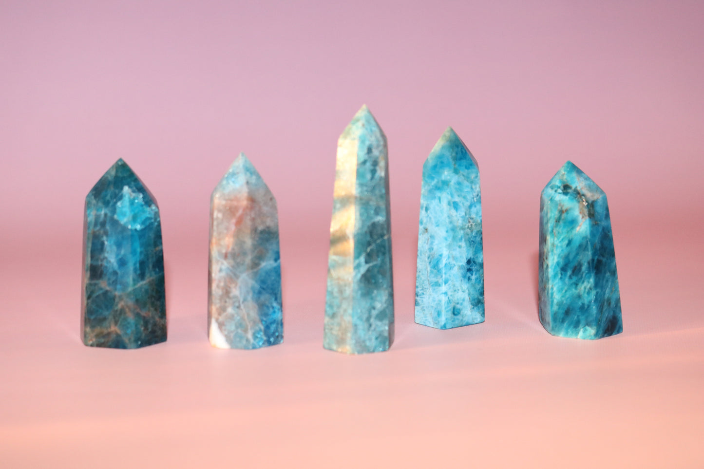 Blue Apatite mini tower, mini ritual towers