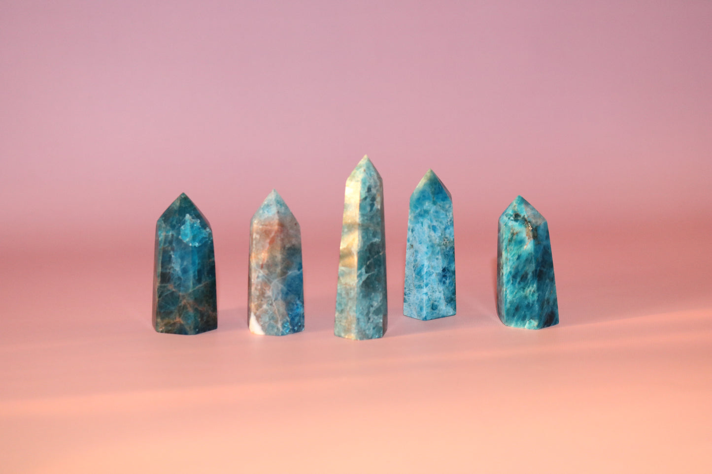 Blue Apatite mini tower, mini ritual towers