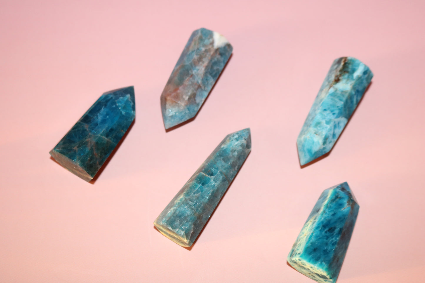 Blue Apatite mini tower, mini ritual towers