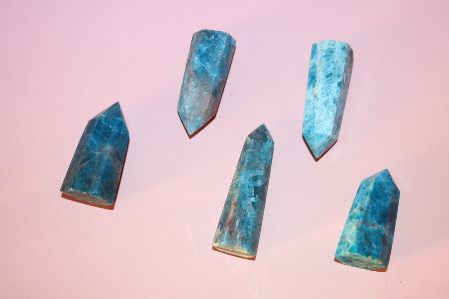 Blue Apatite mini tower, mini ritual towers