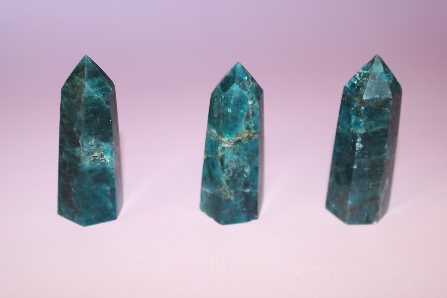 Blue Apatite mini tower, mini ritual towers
