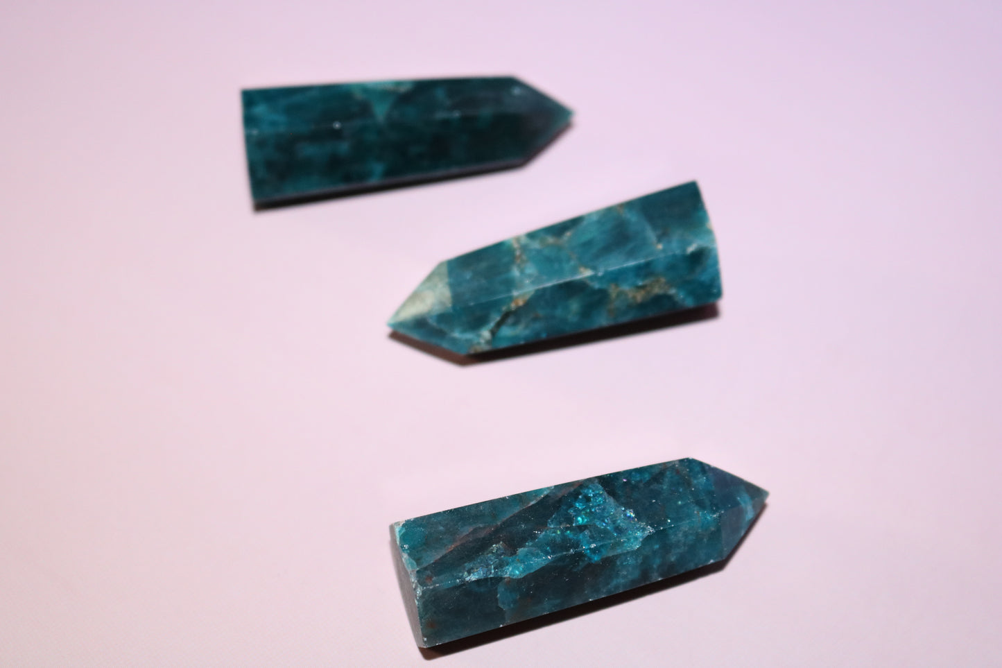 Blue Apatite mini tower, mini ritual towers