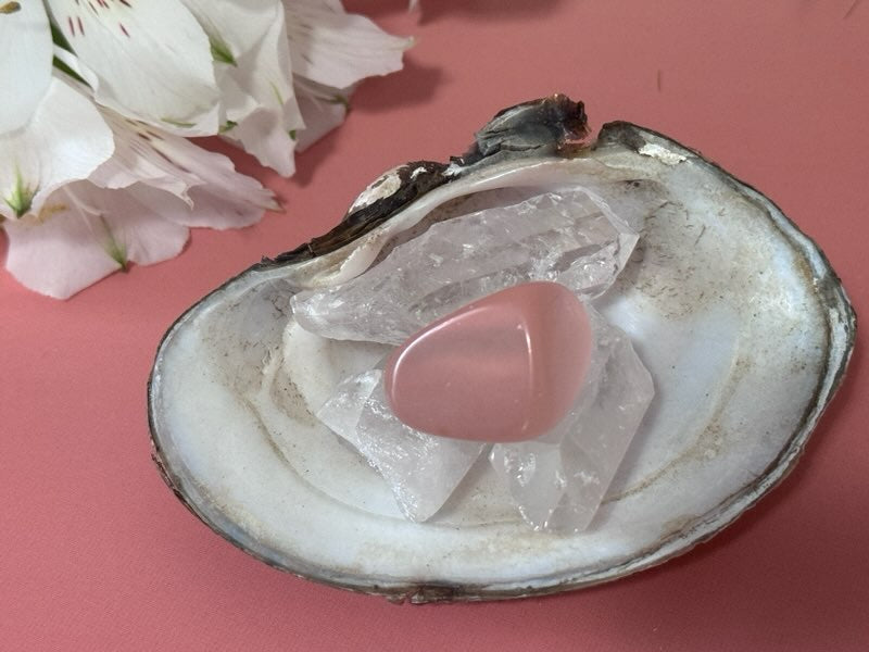 Cat's Eye Rose Quartz tumble