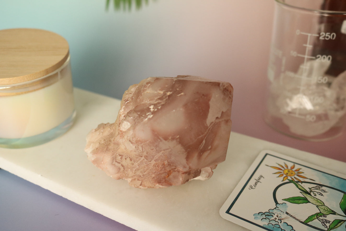 Lithium Candle Quartz Peak