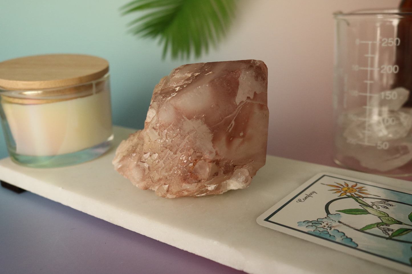 Lithium Candle Quartz Peak
