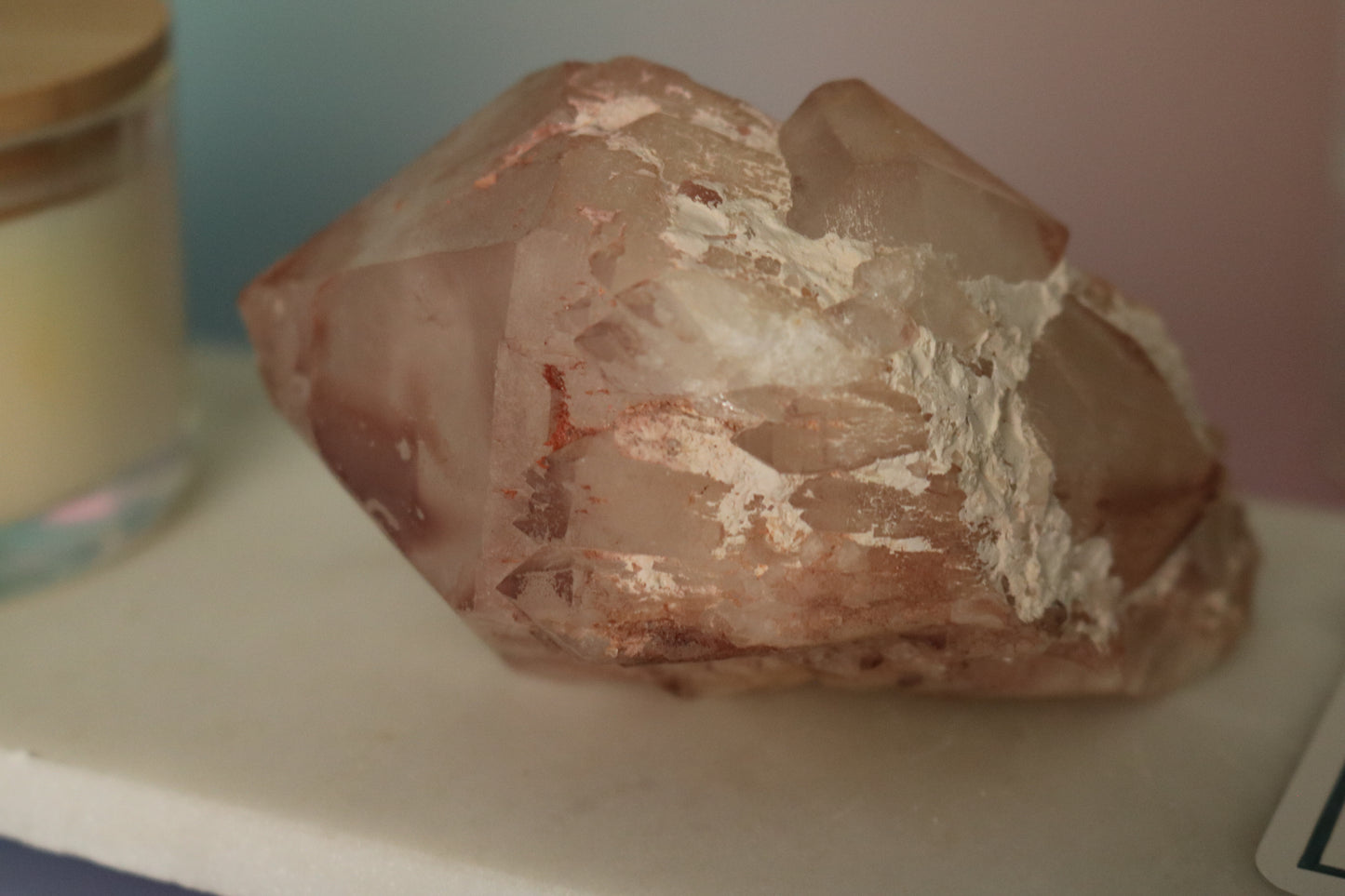 Lithium Candle Quartz Peak