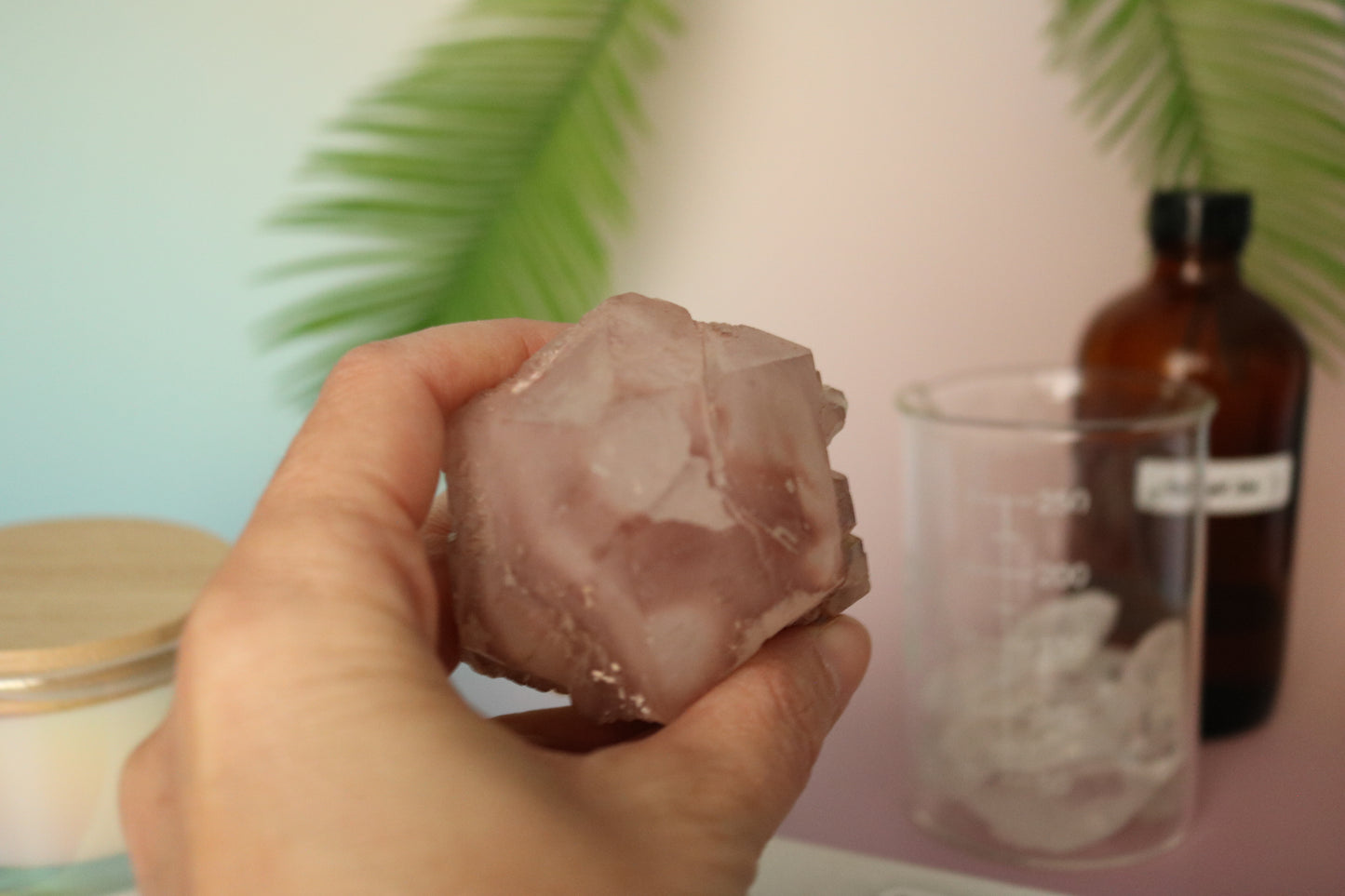 Lithium Candle Quartz Peak