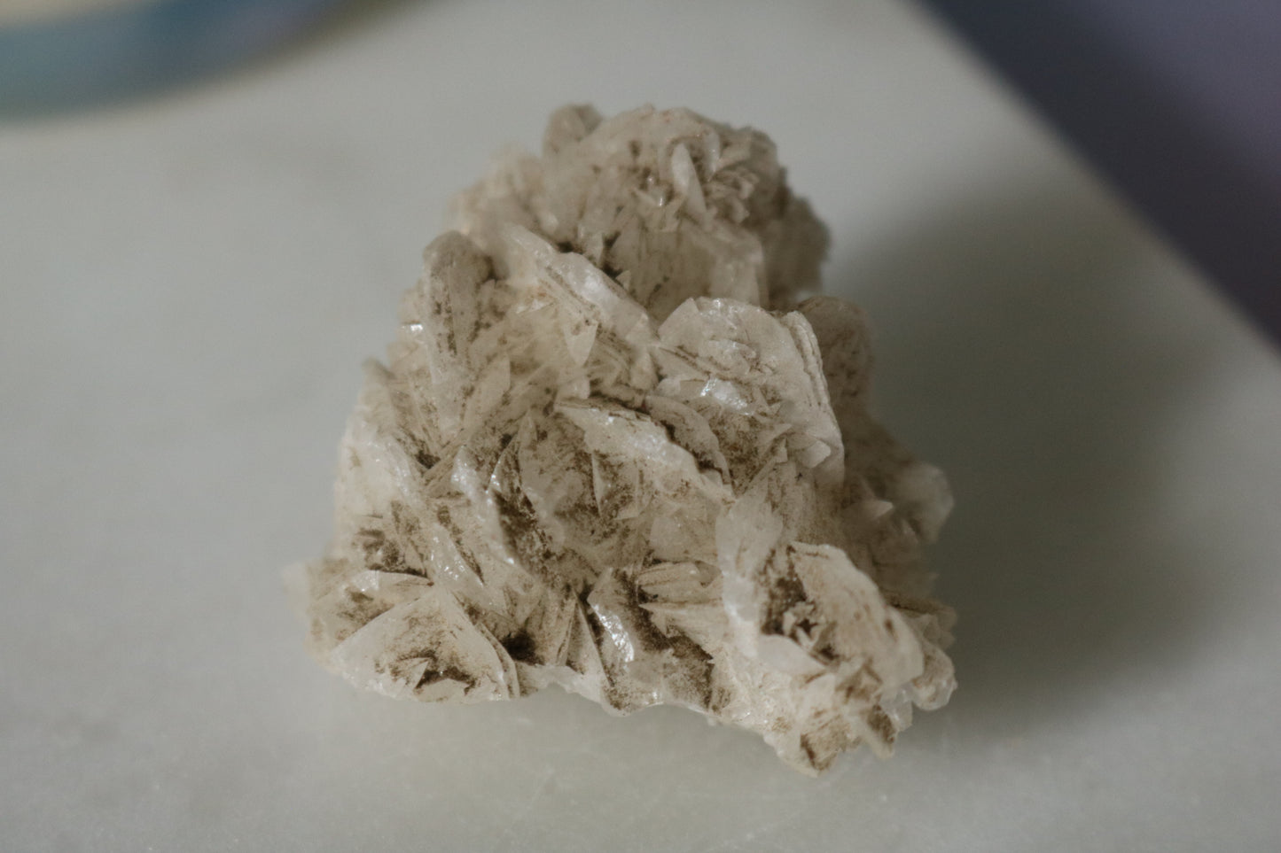 Selenite Rose, white selenite, dessert rose selenite