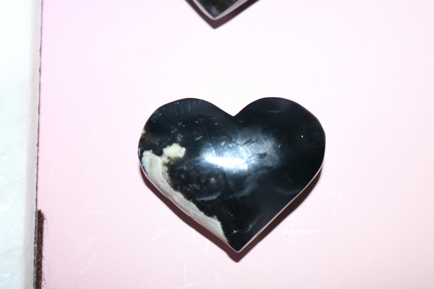 Volcano Agate Heart - UV Reactive 3