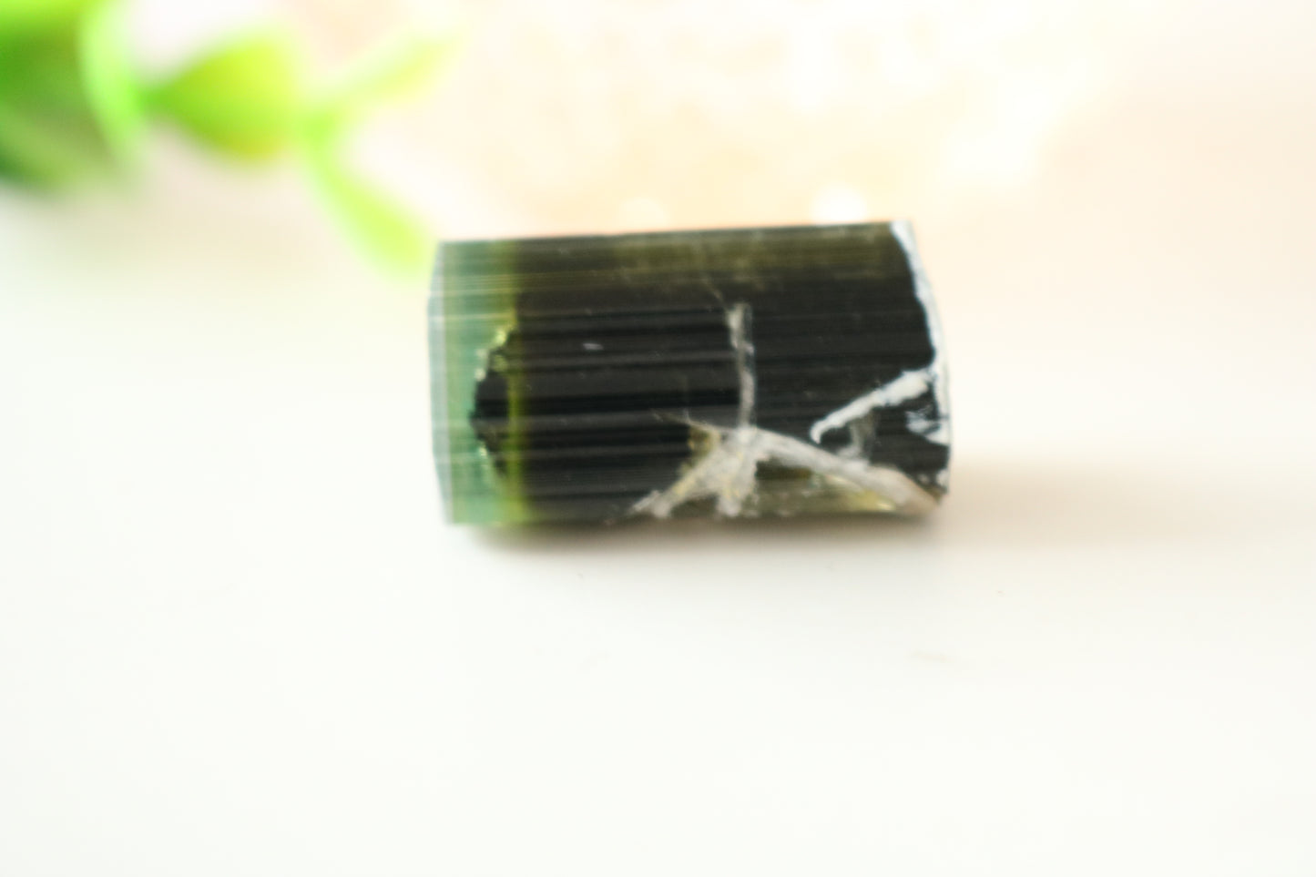 GREEN CAP TOURMALINE SPECIMEN