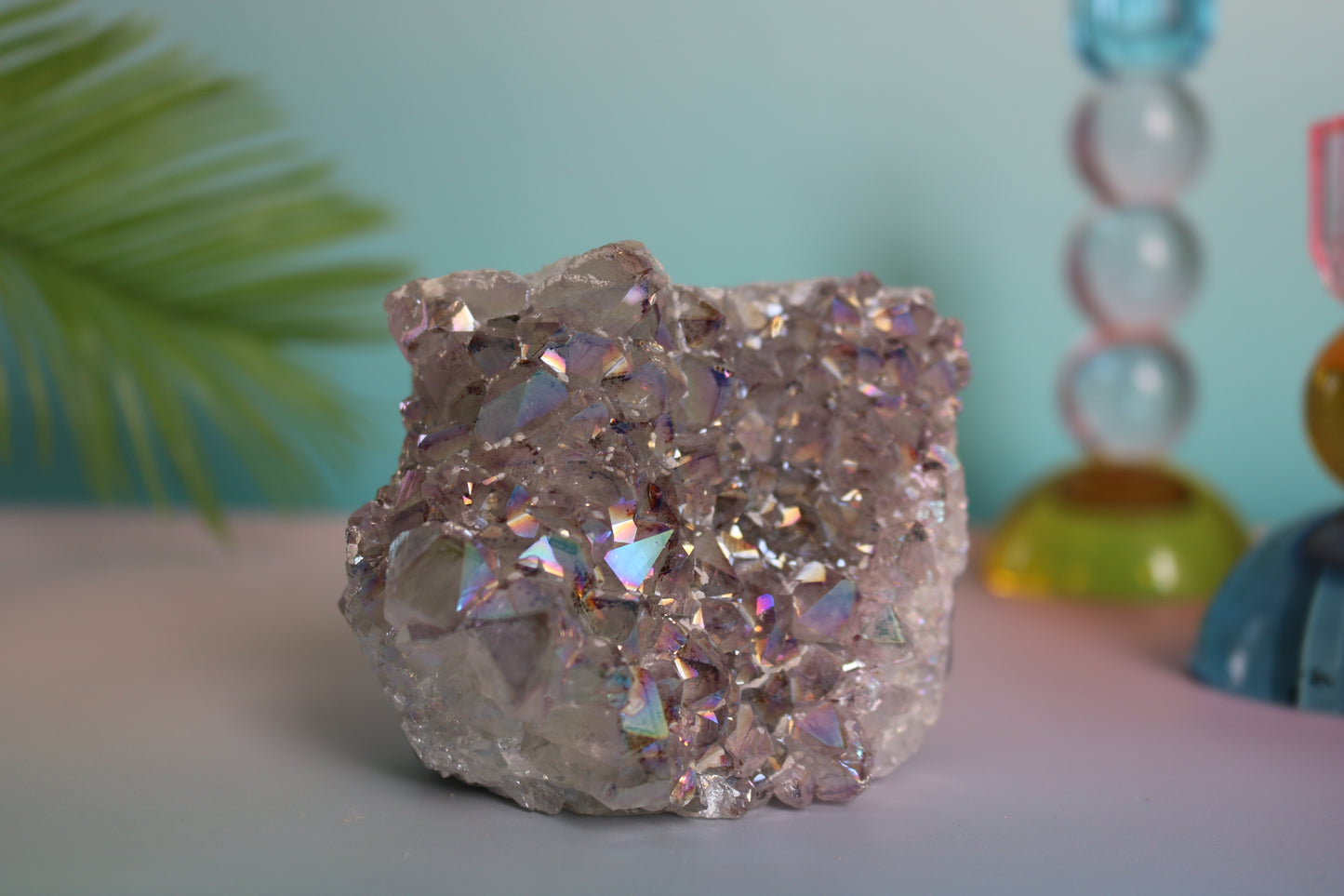 AURA AMETHYST CLUSTER