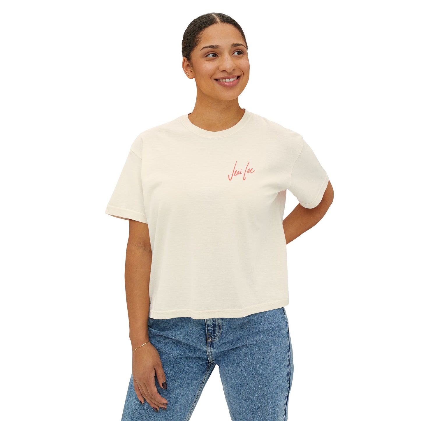 To Rather Be Surfing Boxy Tee — Women's Surf Floral Crop T-Shirt