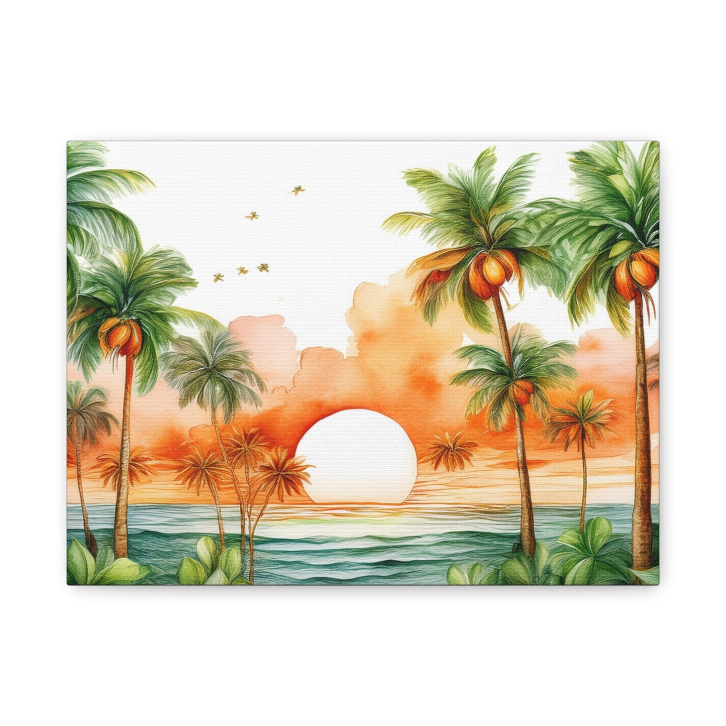 Tropical Sunset Canvas Print | Relaxing Home Decor, Beach Vibes Art, Ideal Gift for Nature Lovers, Wall Art for Living Room, Summer [...]