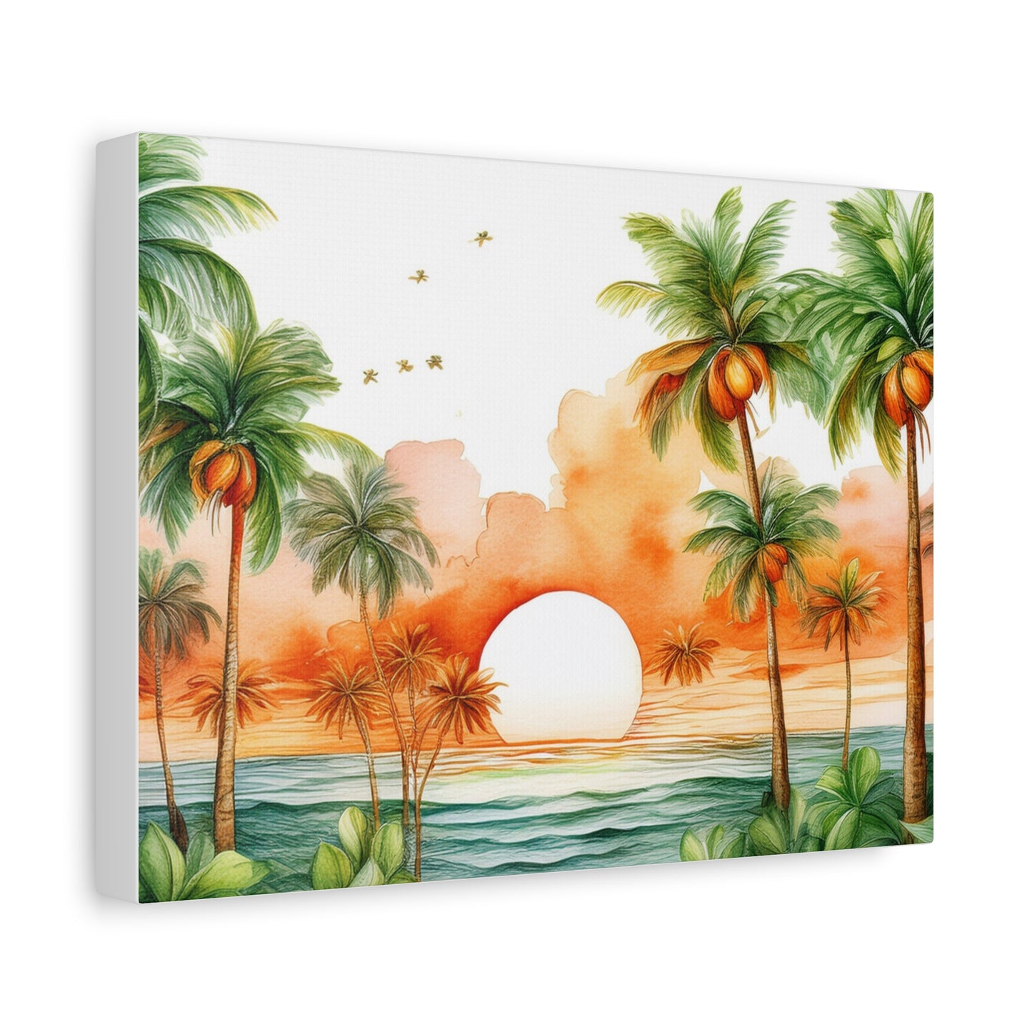 Tropical Sunset Canvas Print | Relaxing Home Decor, Beach Vibes Art, Ideal Gift for Nature Lovers, Wall Art for Living Room, Summer [...]