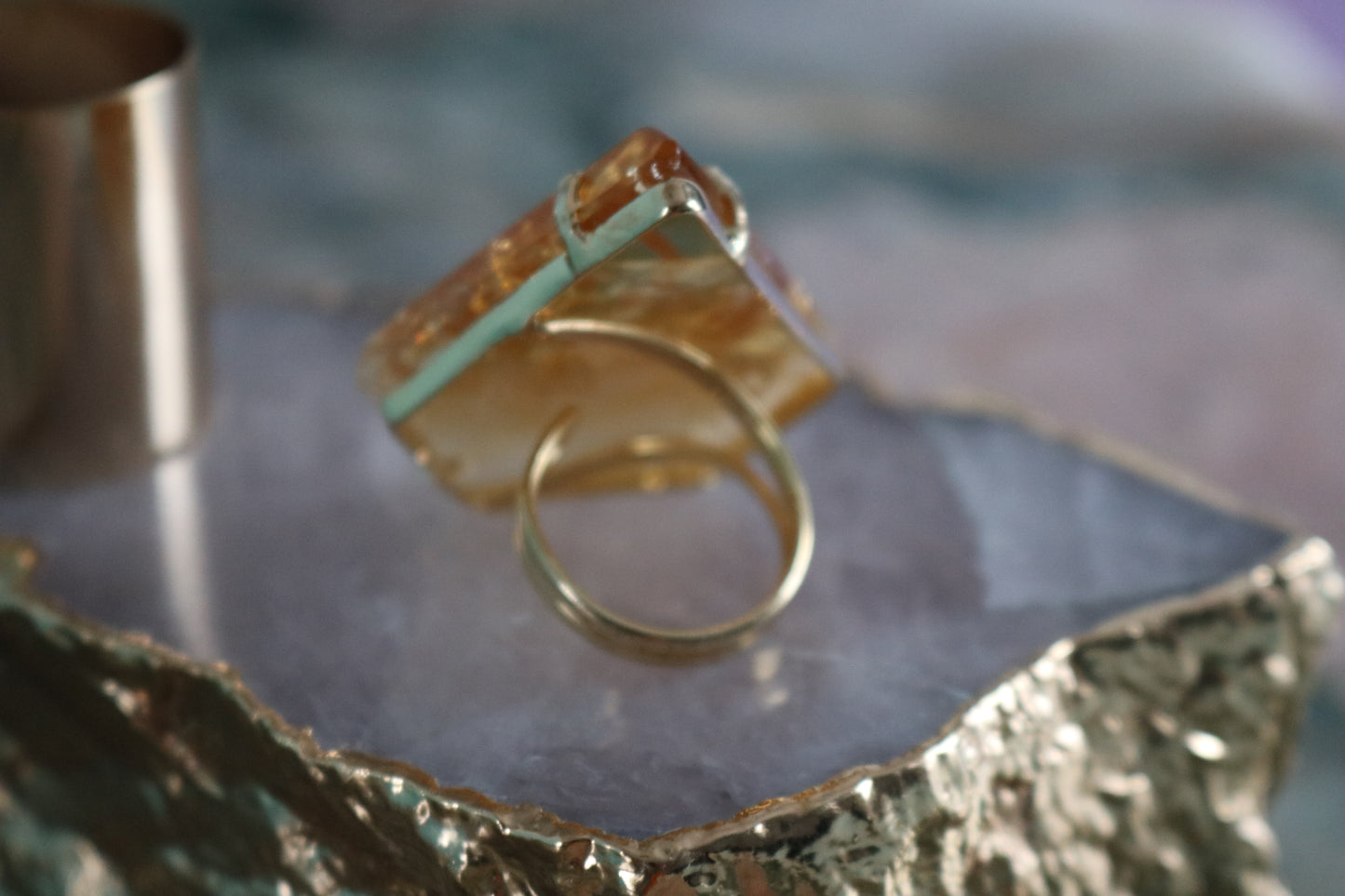 CITRINE BADA RING