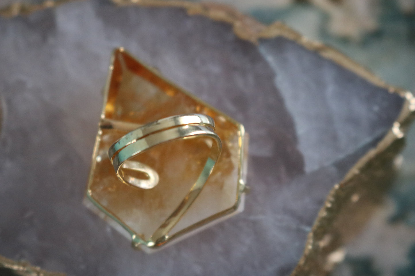 CITRINE BADA RING