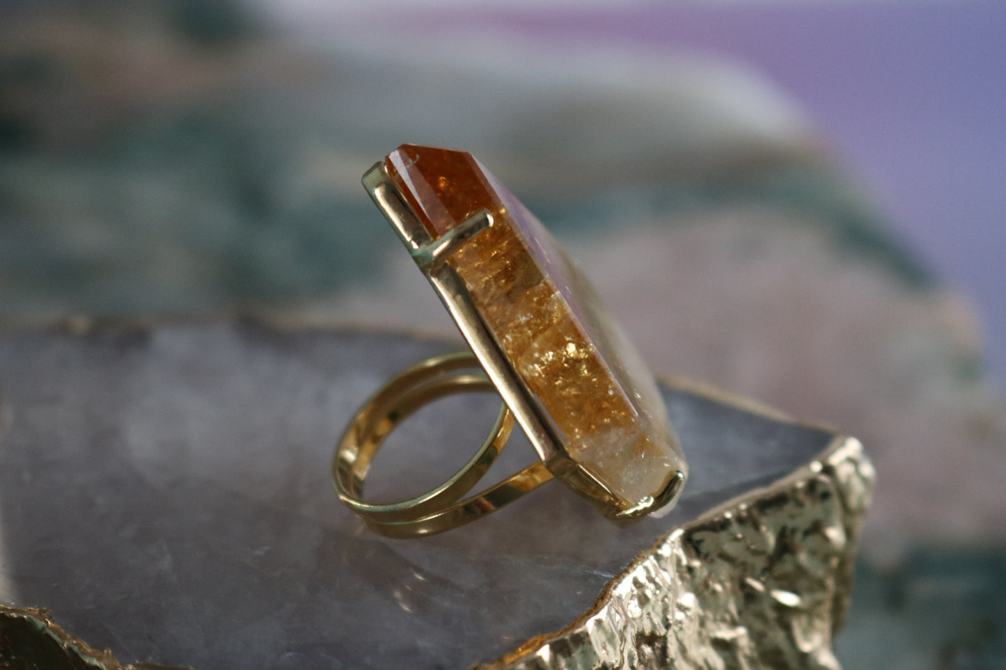 CITRINE BADA RING