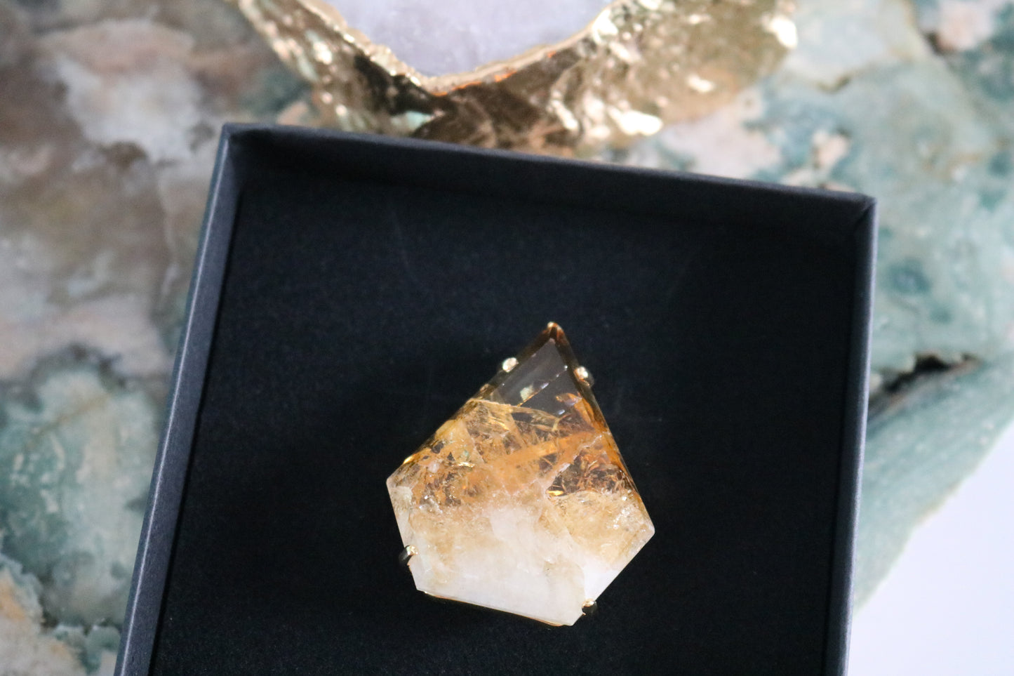 CITRINE BADA RING