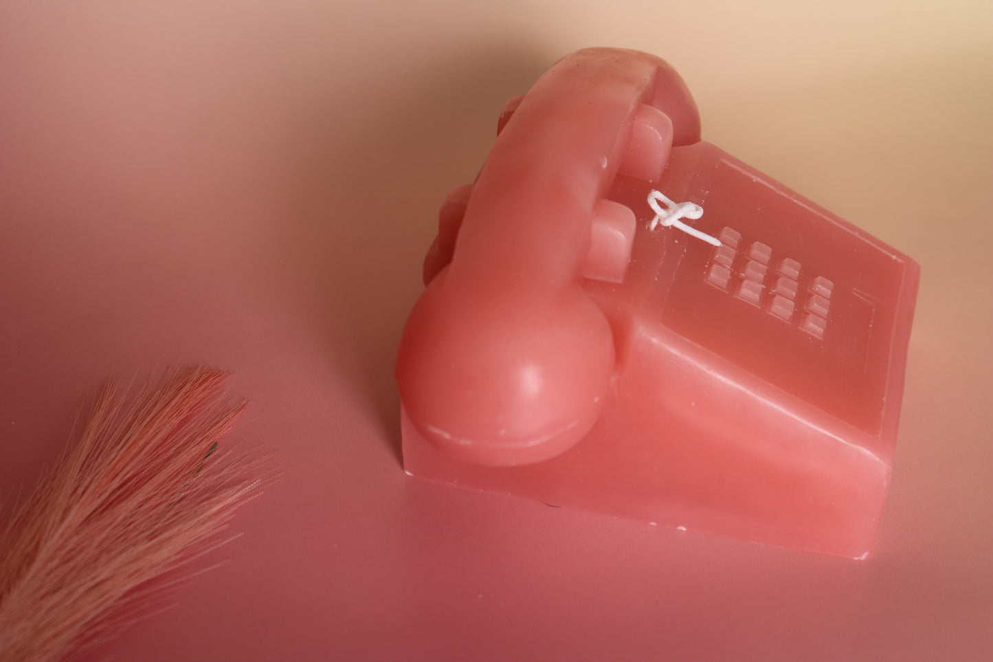 PINK TELEPHONE CANDLE