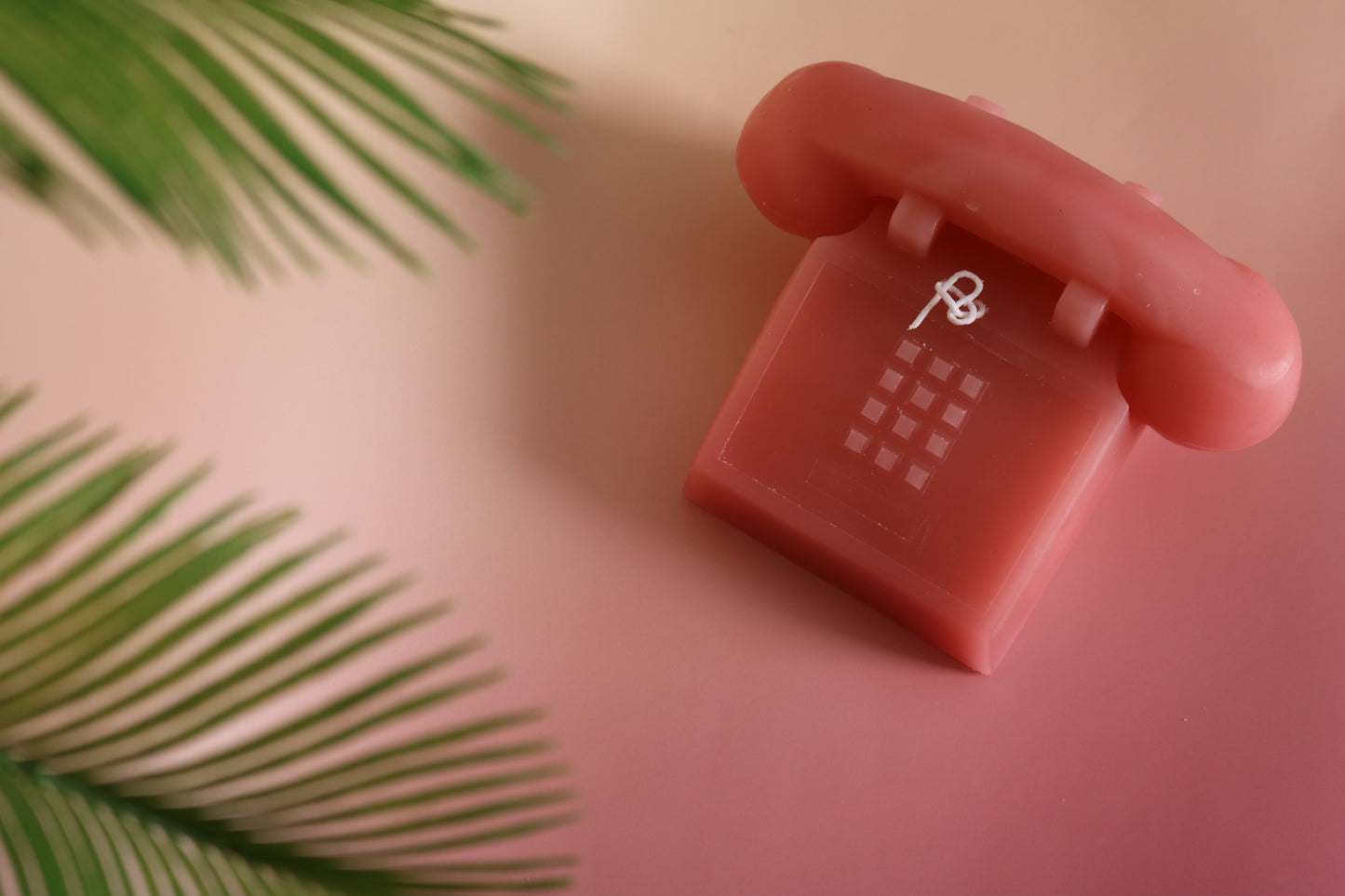 PINK TELEPHONE CANDLE