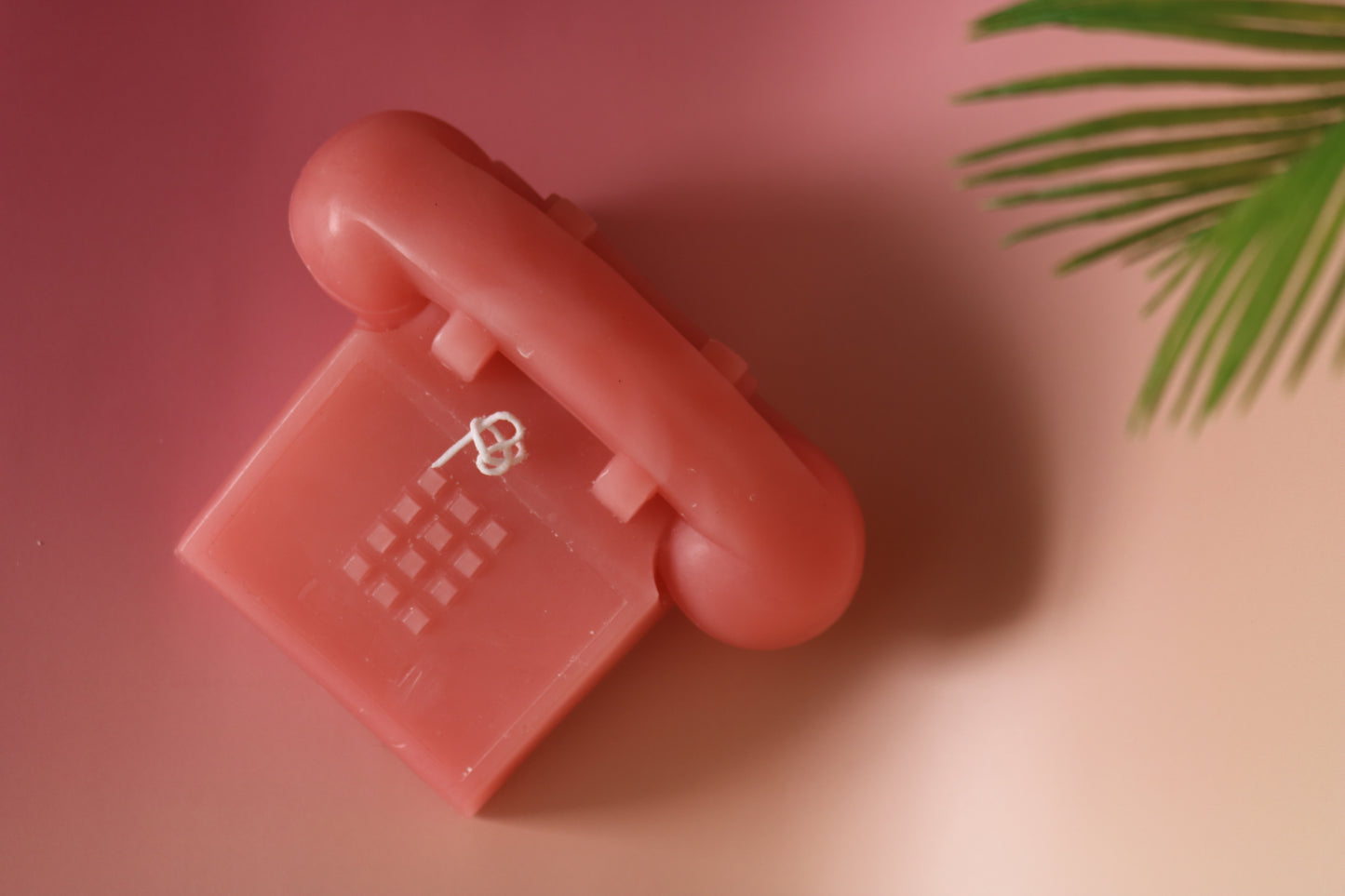 PINK TELEPHONE CANDLE